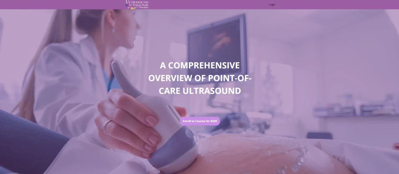 ultrasound for women’s health providers—uitgebreid overzicht van point-of-care-echografie