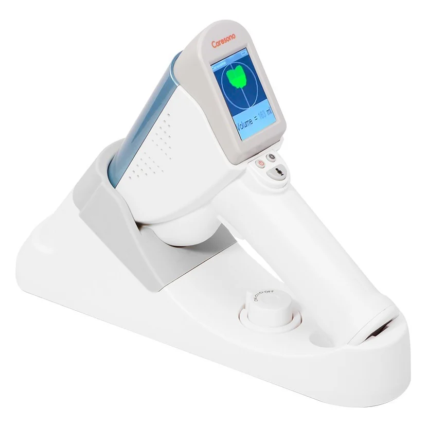 Caresono PadScan HD2 handheld bladder scanner with built-in screen