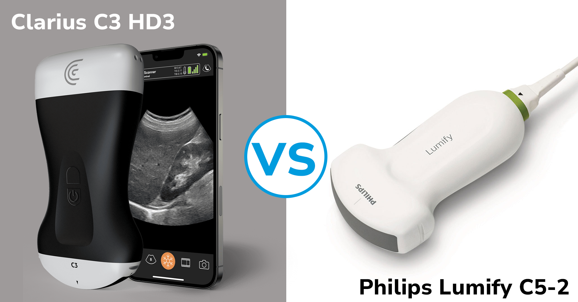 clarius c3 hd3 vs philips lumify c5 2