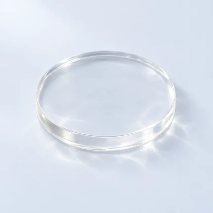 Suresult sterile ultrasound gel pad, a clear Ø50 × 4 mm disc