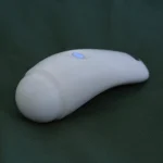 Suresult B4D-blaasscanner, zijprofiel van de gebogen handgreep en koepelvormige scankop