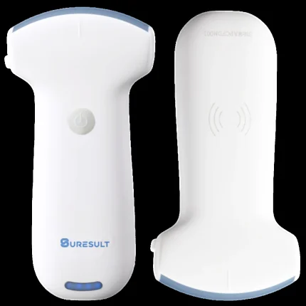 Suresult C5SH convex ultrasound probe front and back view