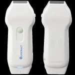 Suresult CD2 phased + linear dual-head ultrasound probe, front and back view