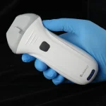 Suresult L14Pro wireless linear ultrasound probe handheld side view