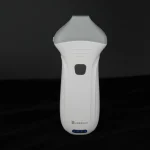 Vista frontal de la sonda de ultrasonidos lineal inalámbrica Suresult L24Pro de 18/24 MHz