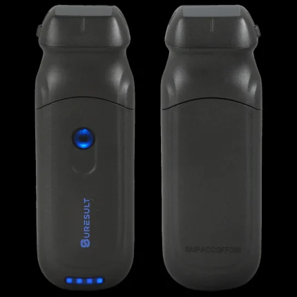 Suresult PD2 phased-array ultrasound probe, front and back view