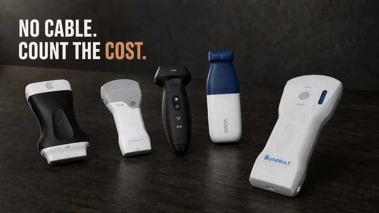 Suresult D3Ultra with Clarius L15, GE Vscan Air CL, Mindray TE Air e5M and Vave Universal